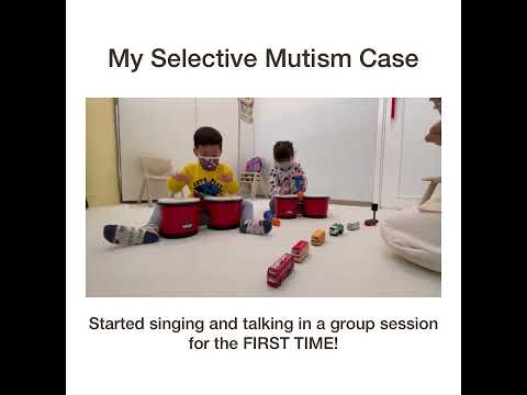 Selective Mutism Case overcoming fear | 選擇性緘默症個案第一次在小組裡唱歌