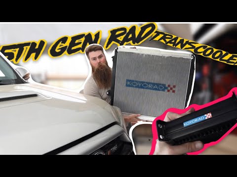 Koyorad Radiator 5th Gen 4Runner Install: Radiator & Transmission Cooler @koyorad