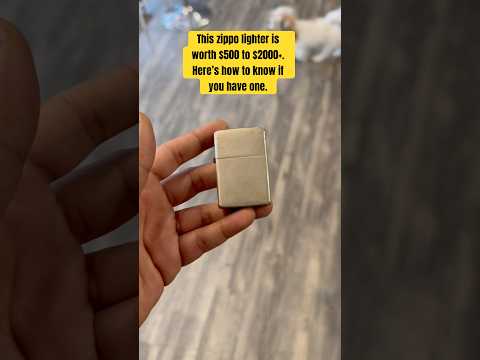 How to tell if you have a nickel silver Zippo Lighter !