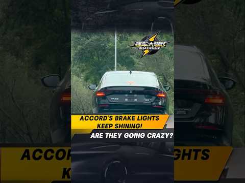 Honda Accord‘s Brake Lights Keep Shining？！#honda  #dcarstudio  #safetyfirst