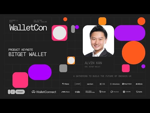 Alvin Kan (COO Bitget Wallet) Keynote Speech at WalletCon 2024