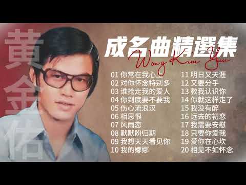 黃金佑  懷舊金曲 成名曲精選集【2024 經典金曲】 Best Chinese Old Songs of Wong Kim Yuu | 你常在我心上/對你懷念特別多/誰搶走我的愛人/你到底要不要我