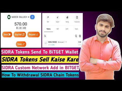 SIDRA TOKENS Withdrawal in BiTGET Wallet | SIDRA Coins Sell Kaise Kare | SIDRA Token Send Kaise Kare