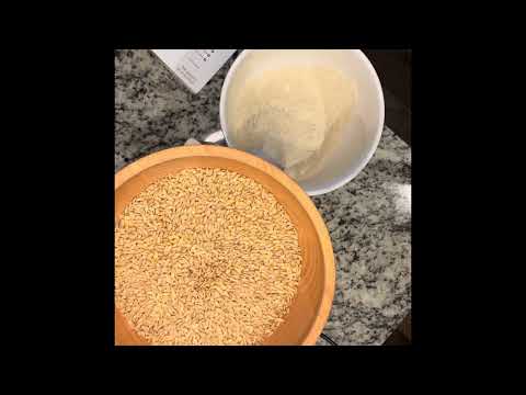 Our Grain Mill has Finally Arrived - Unboxing Our Mill - Making a Test Run with Einkorn Berries