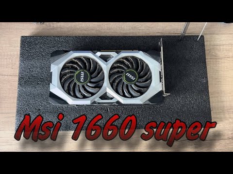 Replacing thermal paste on Msi 1660 super video card. How to replace thermal paste on a video card?