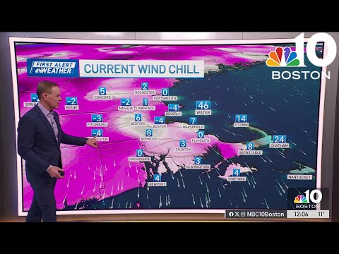 Forecast: Biting wind chill overnight