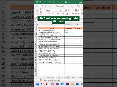 Fill Data in SECONDS with This Excel Trick! #shorts #exceltips #exceltricks