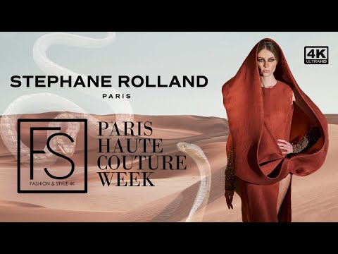 Stéphane Rolland Haute Couture SS 24 | Nieves Alvarez | 4K UHD | Paris Haute Couture Week | DUNE