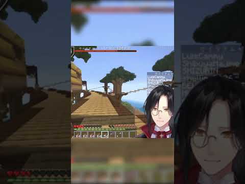 【マイクラ腕試し】神エイムのちーちゃんに打たれるシェリン【にじさんじ切り抜き】