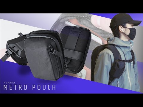 ALPAKA METRO POUCH / Mini Pouch for Small Essentials that can be Attached to Any Surface - BPG_196