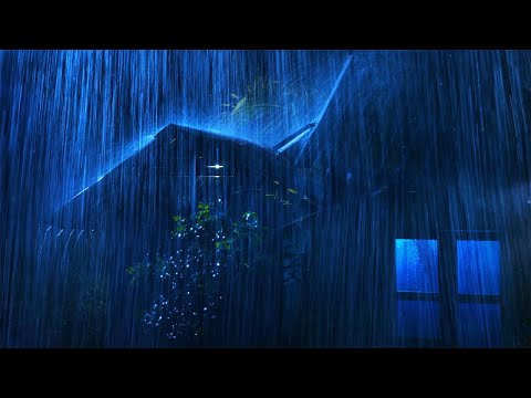 Rain on the Roof - 屋根の上で激しい雨と雷が鳴り響く5分間、ストレスと不眠症にさようなら