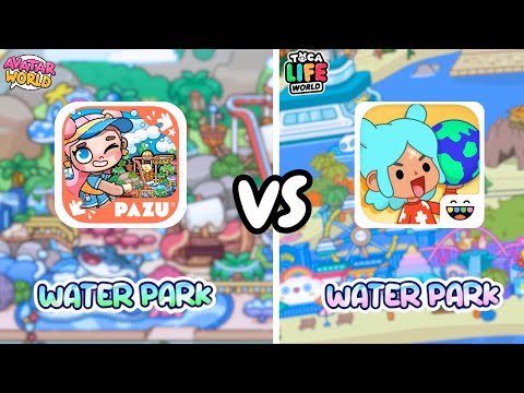 WATER PARK! 🌊 AVATAR WORLD VS TOCA BOCA 😍