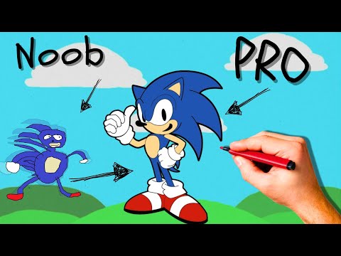 DRAW SONIC the Hedgehog: Easy Step-by-Step Tutorial for Kids! 🎨✨