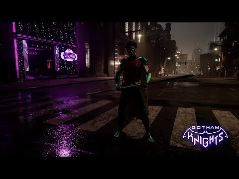 Gotham Knights PC - Robin Knightwatch Suit Free Roam Gameplay