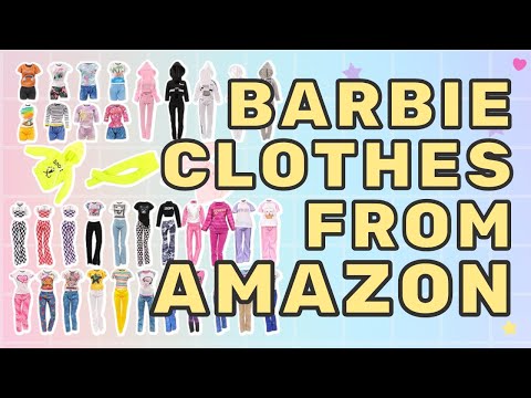 ARE CHEAP BARBIE CLOTHES FROM AMAZON WORTH IT? | Doll clothes Unboxing