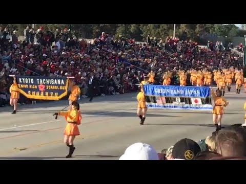 Tournament of Roses 2018 kyoto Tachibana High School Green Band 京都橘高校吹奏楽部５