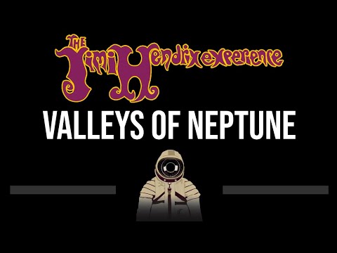 Jimi Hendrix • Valleys Of Neptune (CC) 🎤 [Karaoke] [Instrumental]