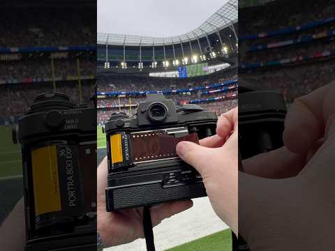 Shooting NFL On 35mm film 🏈🎞️ #expiredfilmclub #nfl #filmphotography #football #trending #fyp