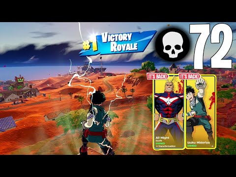 72 Elimination Solo Vs Squads "Build / Zero Build" Gameplay Wins (NEW! Fortnite Chapter 5 Season 3)