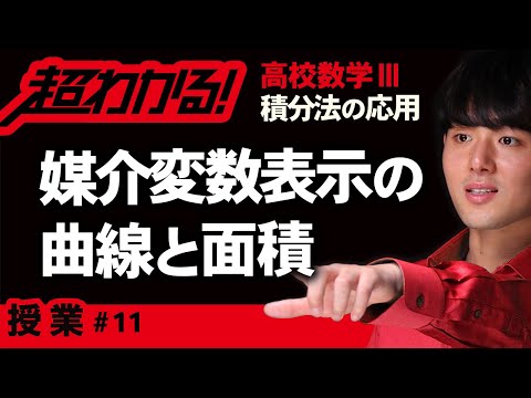 媒介変数表示の曲線と面積【高校数学】積分法の応用＃１１