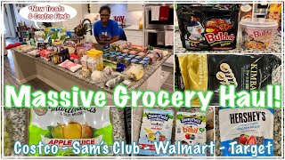 *New* Massive Two Week Grocery Haul🛒/Sams Club, Costco, and Target / December 2024 / Family of 4