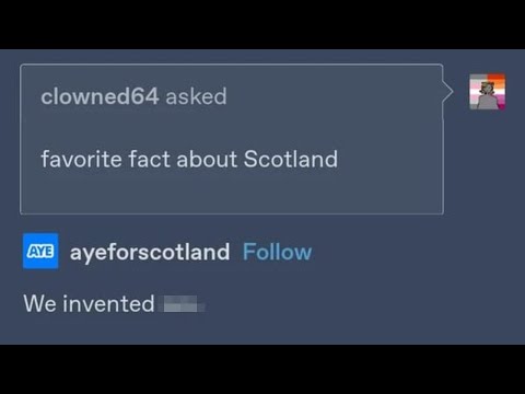 Favorite fact about Scotland