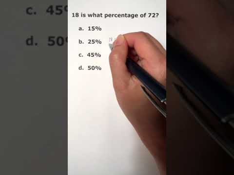 Turn Percentage Math Word Problem Into An Equation