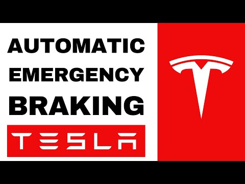 How to Use Tesla Model 3 Automatic Emergency Braking - 2024