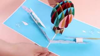 Seasons Gift Channel - 3D Hot Air Balloon Pop Up Card