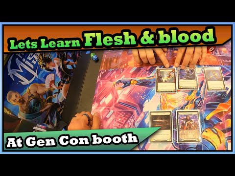 Lets Learn To Play Flesh and Blood At Gen Con 2024 with The Experts