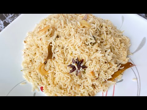 Quick 20 minutes breakfast/lunch recipe, Ghee rice recipe, Ghee rice recipe in pressure cooker