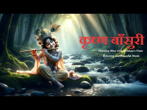 Morning Bliss with Krishna's Flute | Relaxing and Peaceful Music,