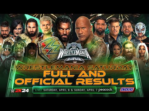 Full WWE WrestleMania 40 Saturday Results