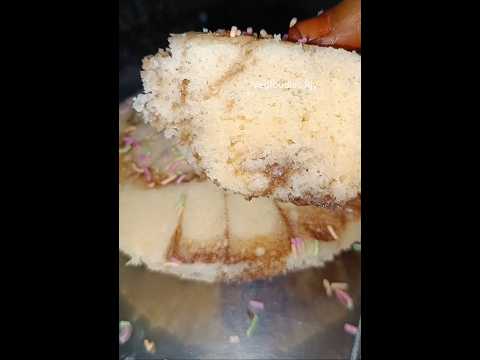 Steam vennila cake 🍰🍰🍰🍰|eggless cake recipe #no oven @VegfoodiesJ