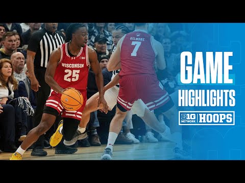 Butler vs. Wisconsin | Highlights | Big Ten Men's Basketball | 12/14/2024