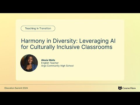 Harmony in Diversity: Leveraging AI for Culturally Inclusive Classrooms