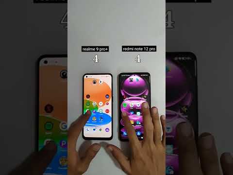 realme 9 pro+ 5g vs Redmi note 12 pro 5g Speed Test #shorts #viral #redmi #youtubeshorts #realme