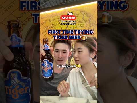 Tiger beer in #malaysia #mukbang   #shorts