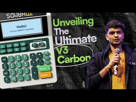 Unveiling V3 Carbon: The New and Improved Smart Calculator  #smartcalculator #sharktankindia"