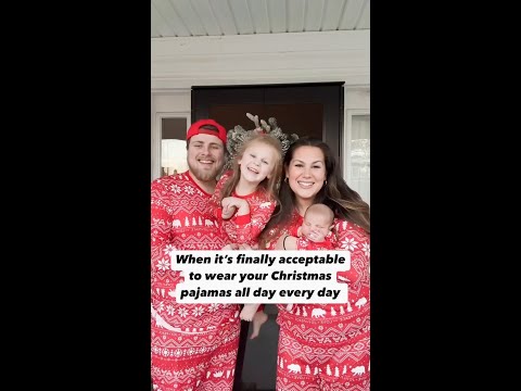 Living that Christmas PJs all day,