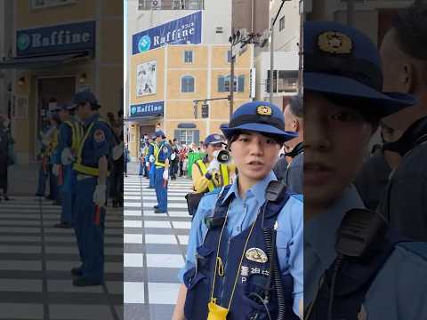 サンバ警備美人【Asakusa Samba】Samba Carnival (東京散歩) #shorts