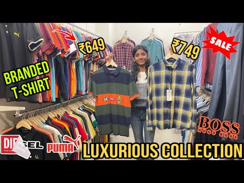 🥵Top Luxurious Collection | Branded Collor t-shirt Sale | Plush Fabric | Goregoan