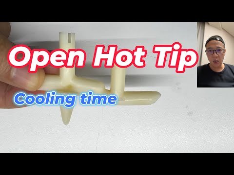 Runner for hot tip | Cooling time