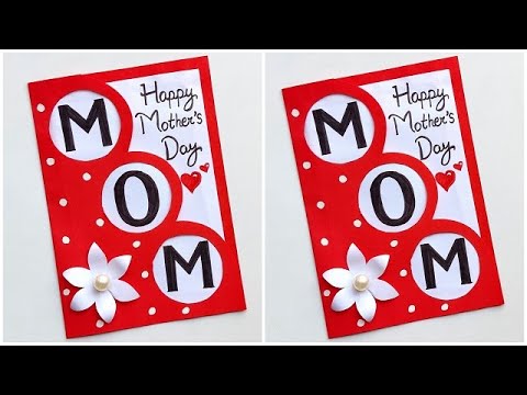 Mother's day card making Easy and Simple /  DIY Happy mother's day greeting card 2024