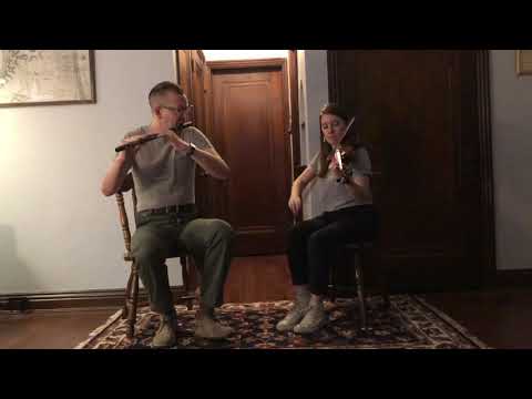 The Tailor's Thimble/The Red Haired Lass | Will Woodson & Caitlin Finley, Irish Flute and Fiddle