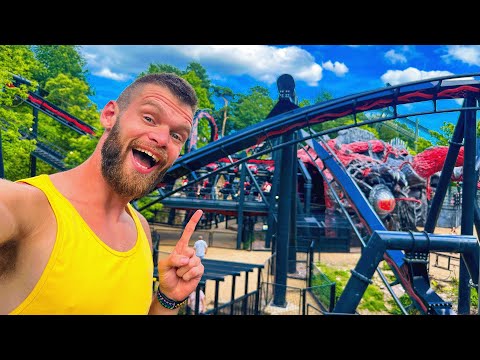 My First Time Riding NEMESIS at Alton Towers!!