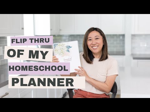 2023-2024 HOMESCHOOL PLANNER FLIP THROUGH | ANNA VANCE PAPER CO