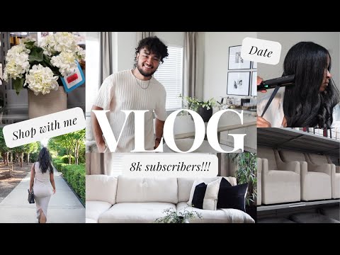 Shop with me at HomeSense, we are 8K subs, exploring new coffee shops, date, Terence B-day recap...