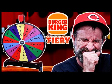 *NEW* Burger King Fiery Wheel Of Punishment!