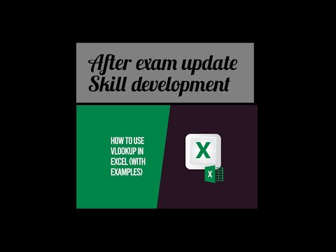 let's learn vlookup together! after exam updates! skill development